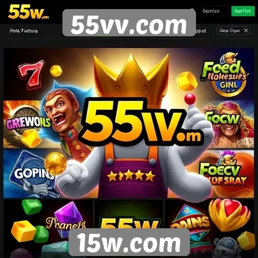 Análise da variedade de jogos disponíveis no 55vv.com